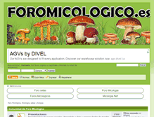 Tablet Screenshot of foromicologico.es